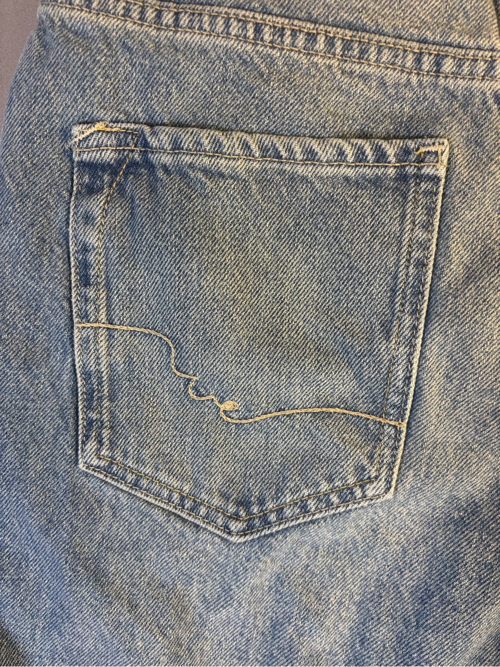 Free People Vintage Light Wash Button-Fly Jeans Size 25 - Picture 11 of 13